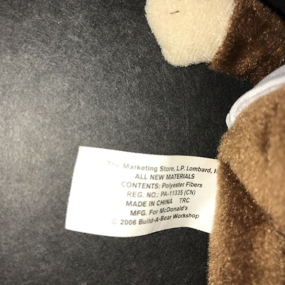 Lot Of 4 BABW Build A Bear Mini Tiny Toy Plush Teddy, Leopard, Teddy And Monkey - Picture 9 of 10